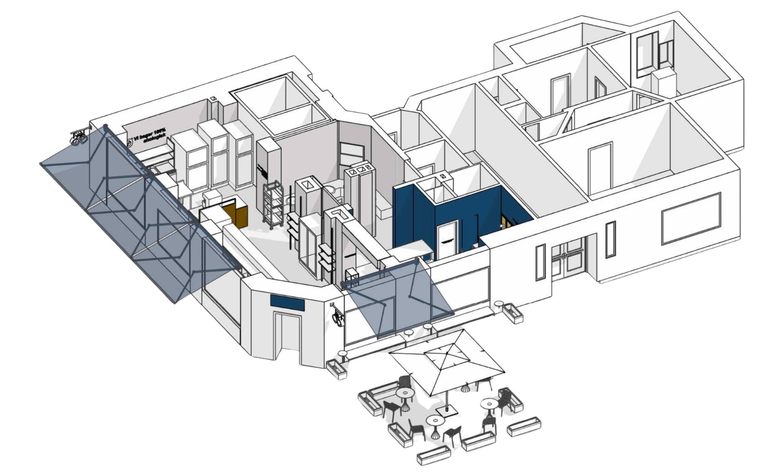 H.C. Ørstedsvej 3D cutaway plan
