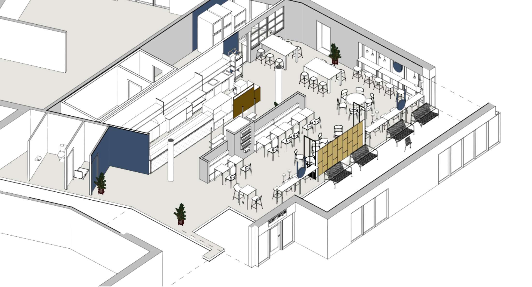 Risskov final layout in 3D